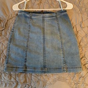 Free People Modern Femme Denim Mini